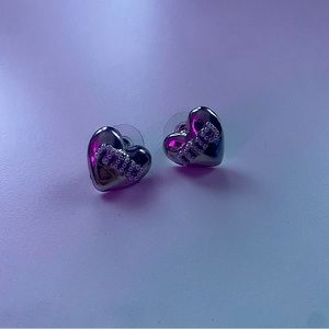 Miu Miu Silver Heart Earring